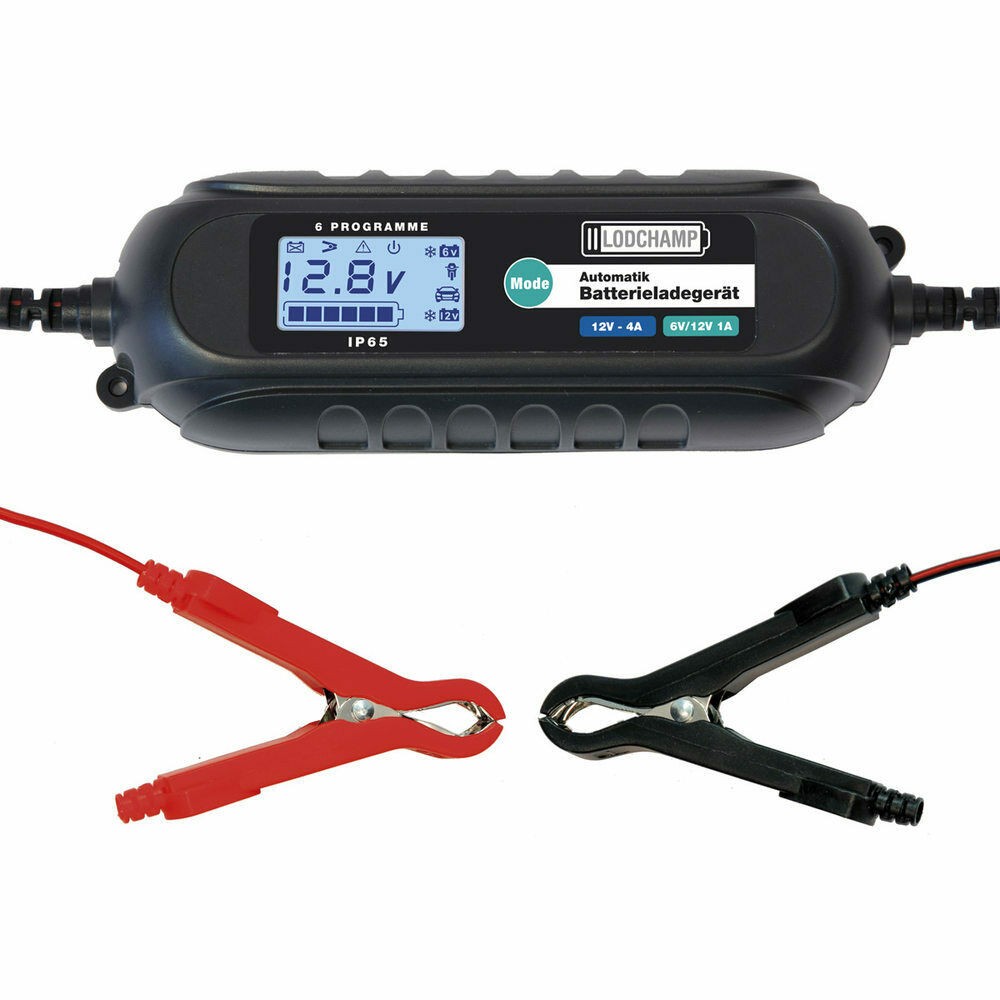 Batterieladegerät mit Erhaltungsladegerät KFZ Auto LKW LODCHAMP 6V/12V-4A  kaufen